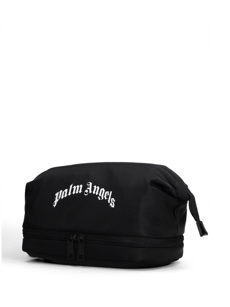 Palm Angels Curved Logo Beauty Pouch | Urbalenti™ NYC