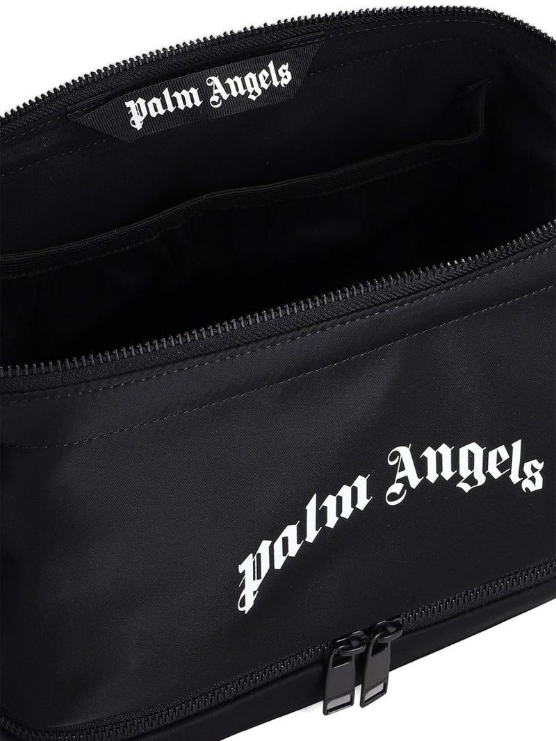 Palm Angels Curved Logo Beauty Pouch | Urbalenti™ NYC