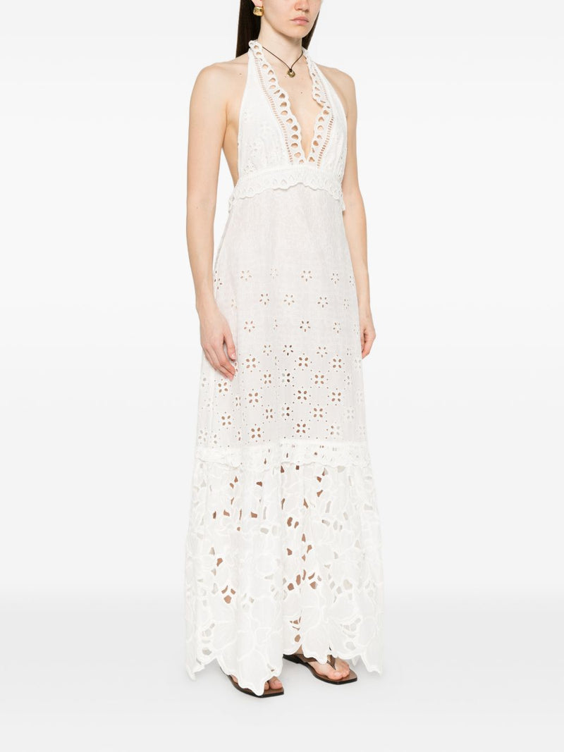 Ermanno Scervino Ermanno Scervino Lace Cotton Long Dress