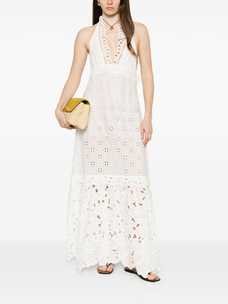 Ermanno Scervino Ermanno Scervino Lace Cotton Long Dress