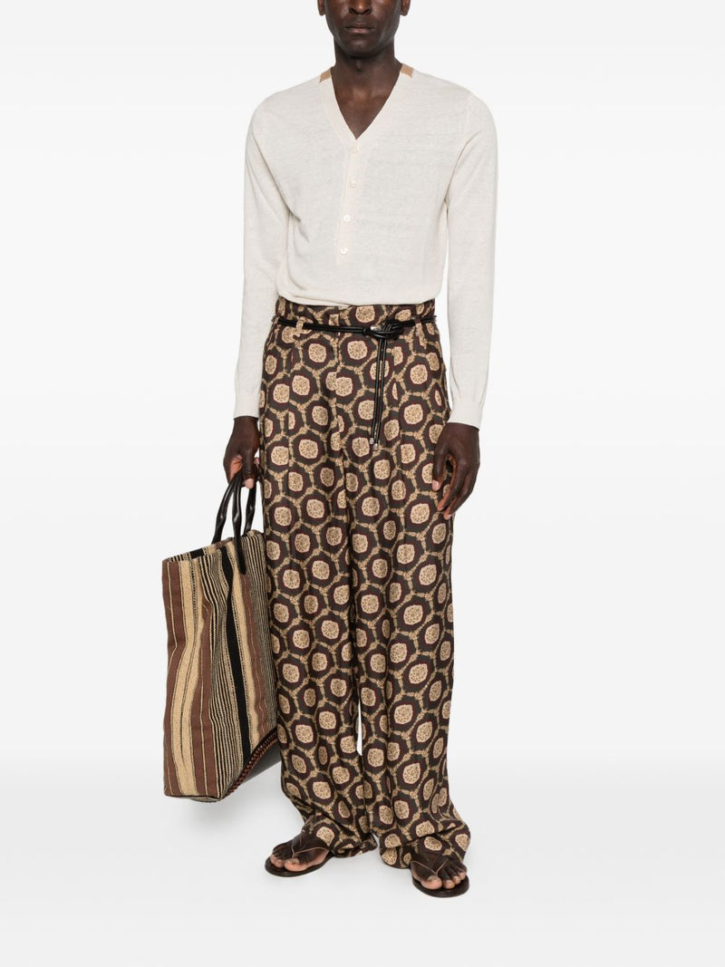 Emporio Armani Emporio Armani Printed Trousers