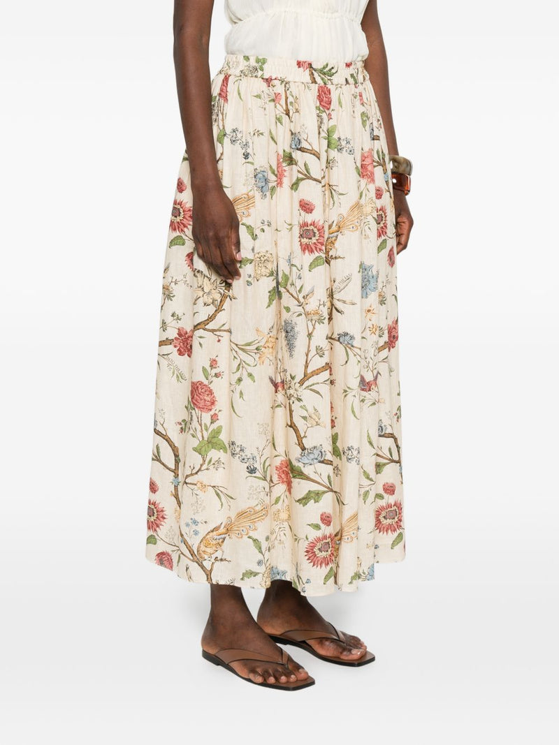 INTO THE EAST Into The East Linen Silk Blend Trousers