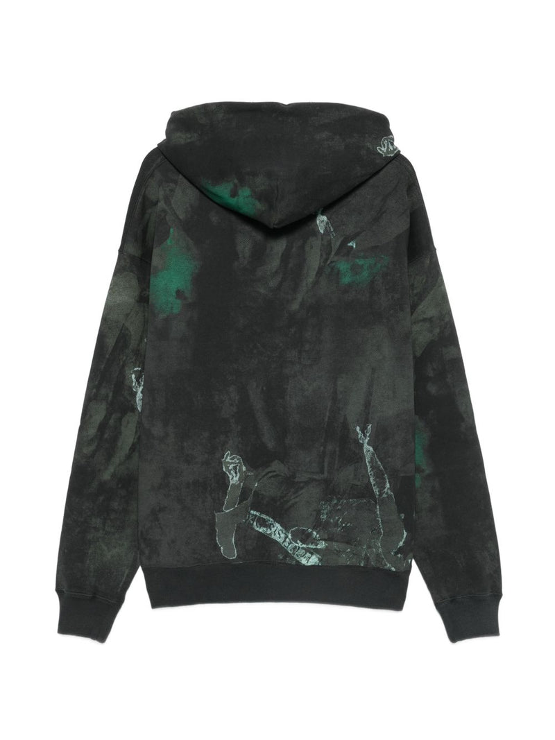 Off White Off-White Dark Painting Skate Hoodie | Urbalenti™ NYC