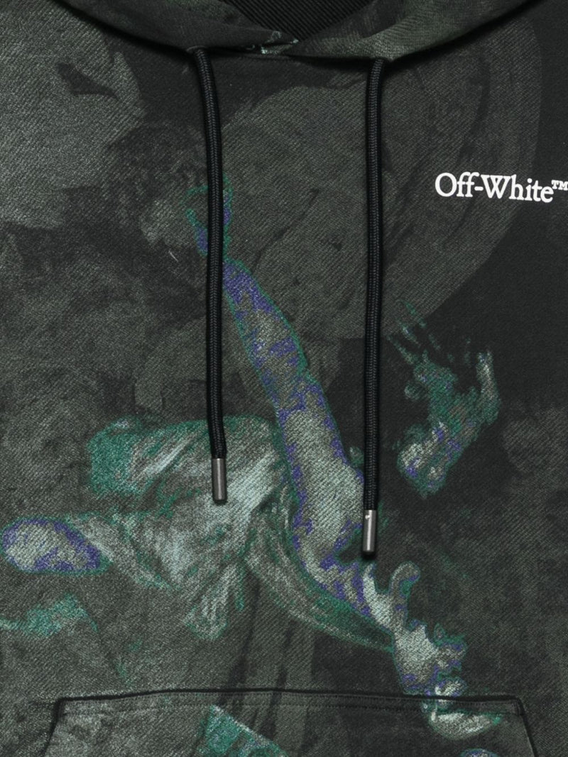 Off White Off-White Dark Painting Skate Hoodie | Urbalenti™ NYC