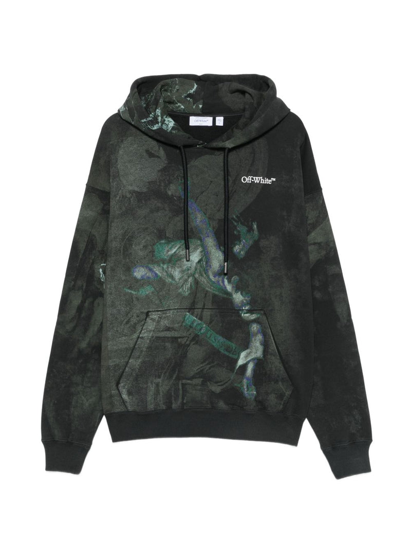 Off White Off-White Dark Painting Skate Hoodie | Urbalenti™ NYC