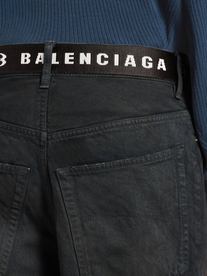 Balenciaga Denim Cotton Shorts | Urbalenti™ NYC