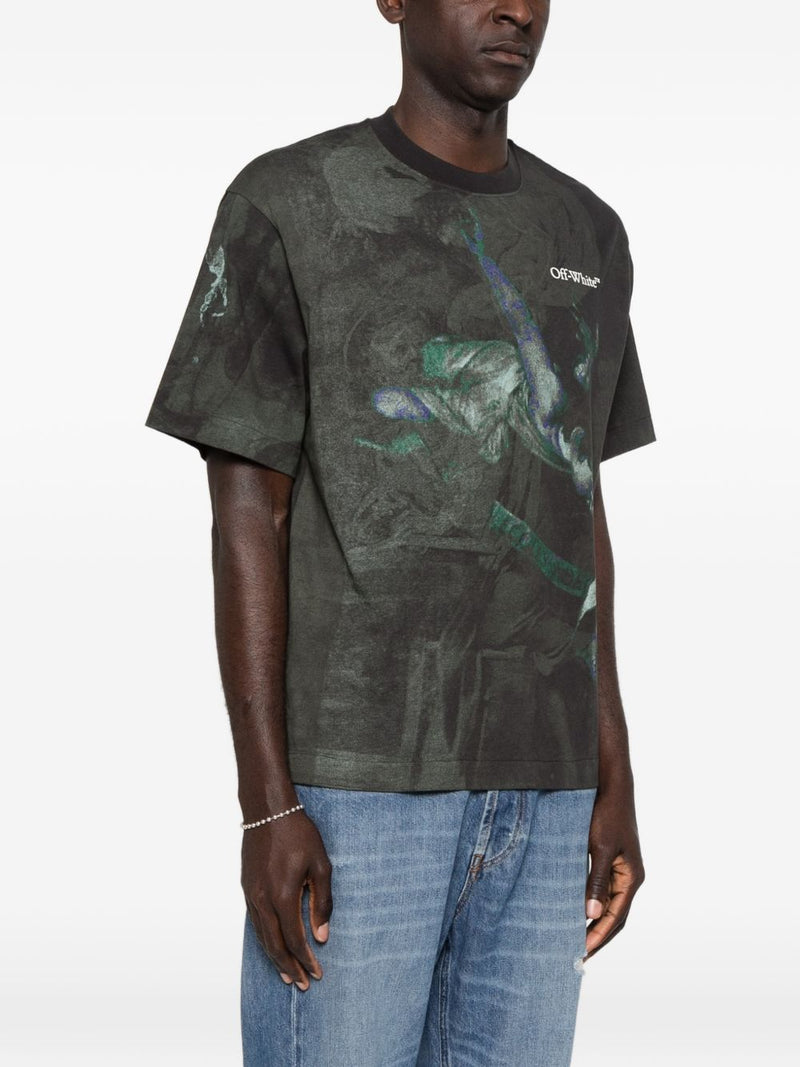 Off White Off-White Dark Painting T-Shirt | Urbalenti™ NYC