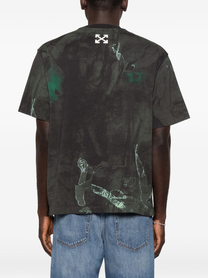 Off White Off-White Dark Painting T-Shirt | Urbalenti™ NYC