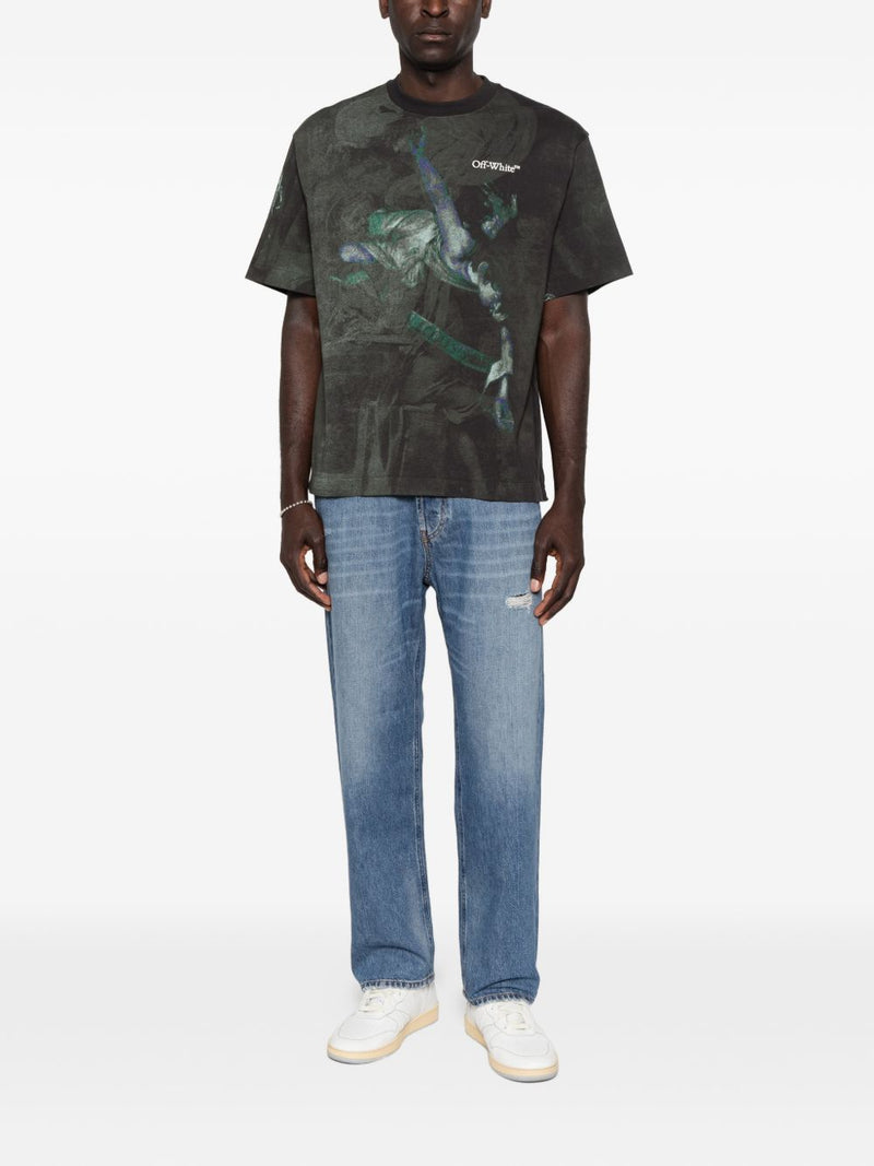 Off White Off-White Dark Painting T-Shirt | Urbalenti™ NYC