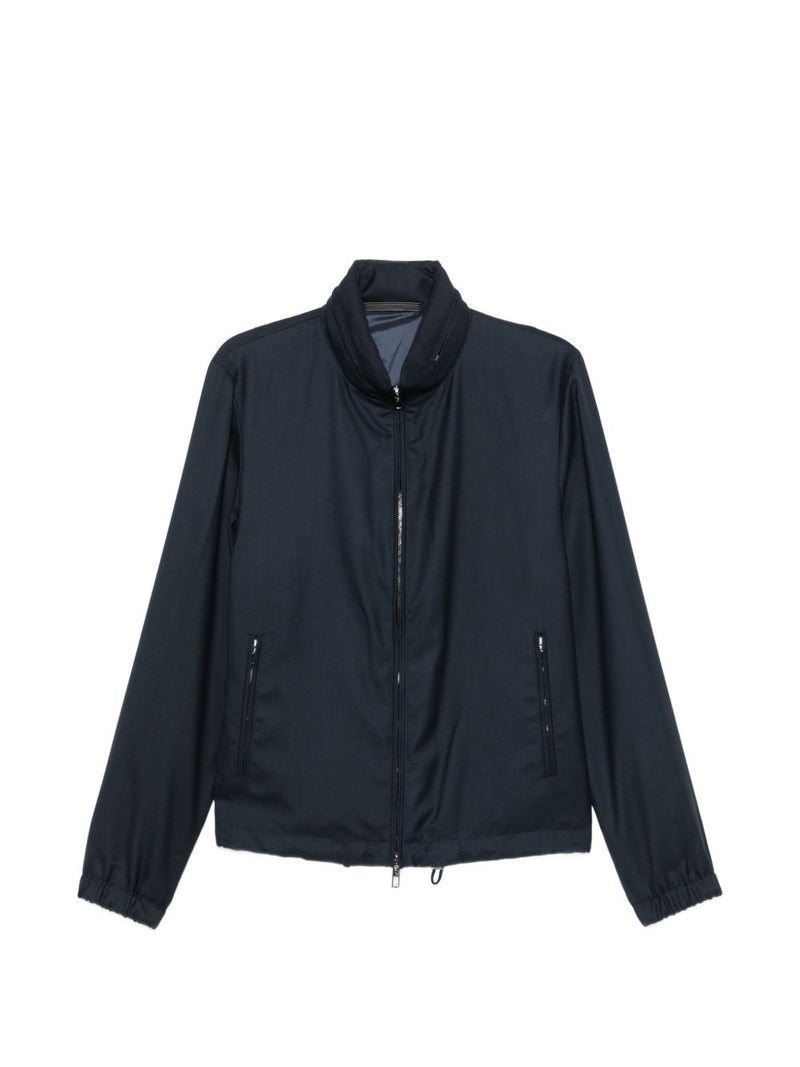 Giorgio Armani Giorgio Armani Cashmere Silk Blend Blouson Jacket