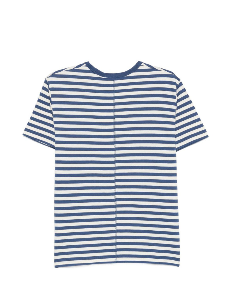 Dunst Dunst Striped Cotton T-Shirt