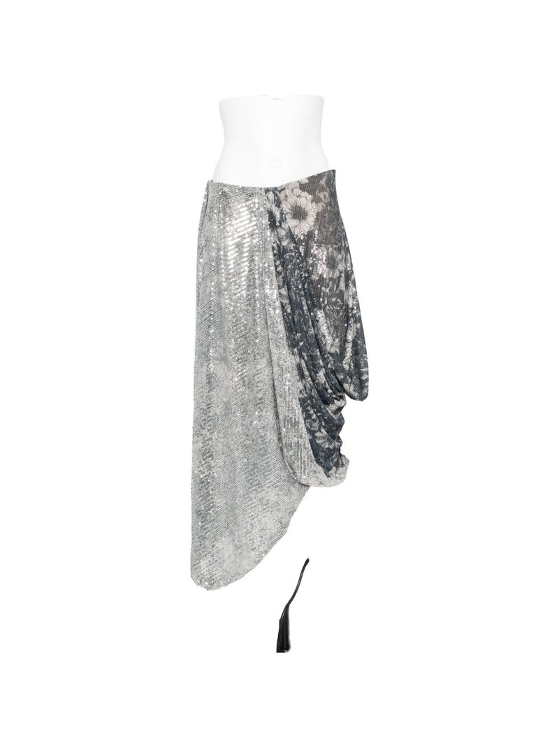 Maison Margiela Asymmetric Midi Skirt | Urbalenti™ NYC