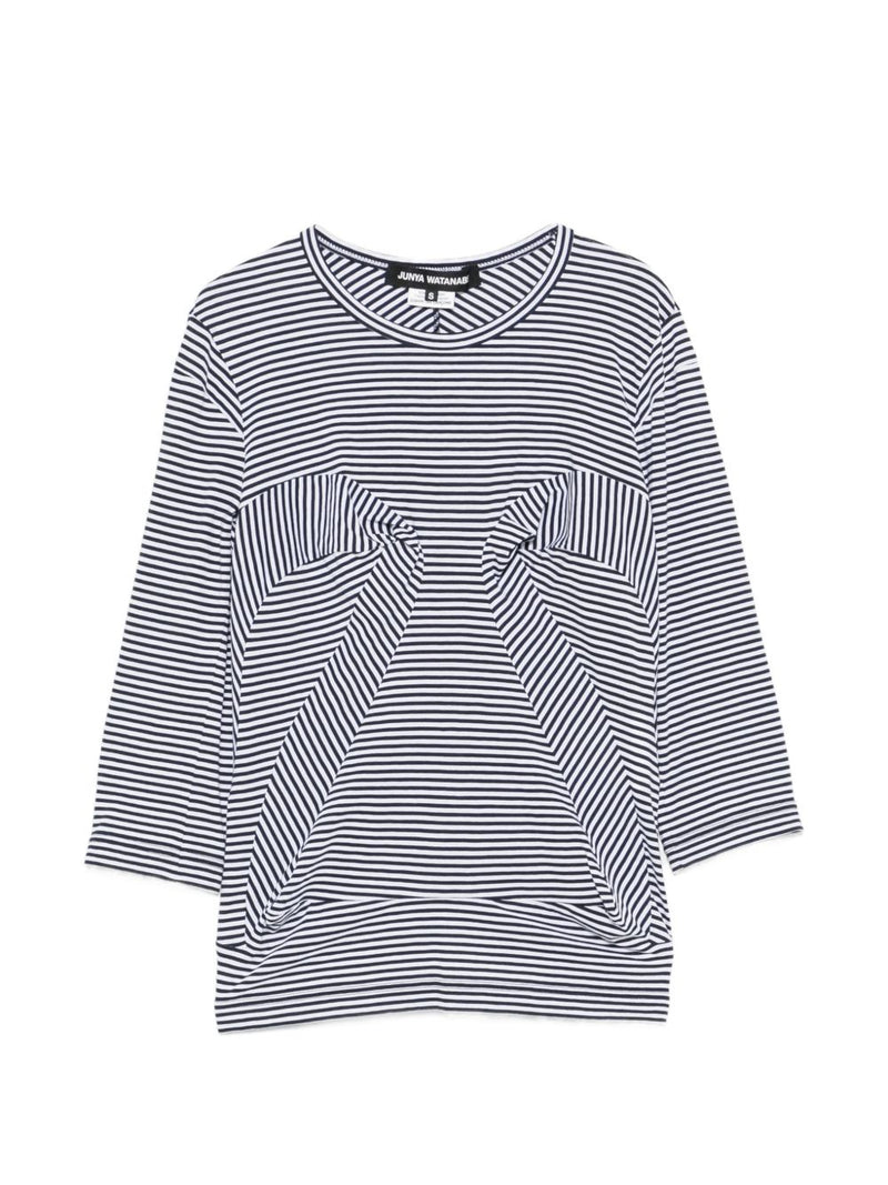 Junya Watanabe Junya Watanabe Striped Cotton T-Shirt