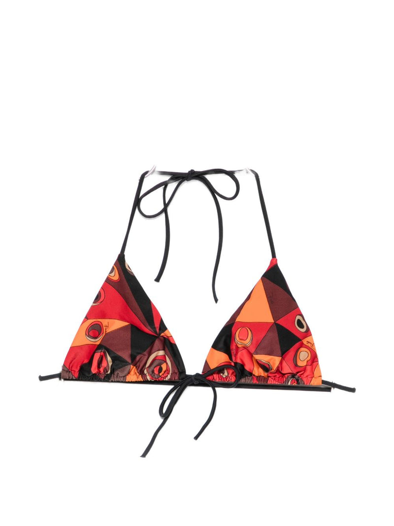 Pucci Triangle Bikini Top | Urbalenti™ NYC