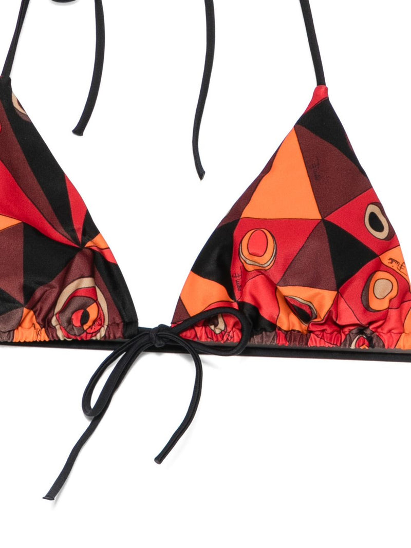 Pucci Triangle Bikini Top | Urbalenti™ NYC