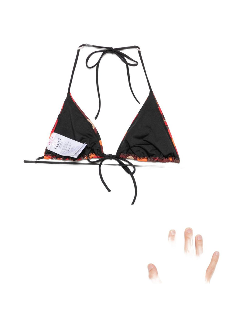 Pucci Triangle Bikini Top | Urbalenti™ NYC