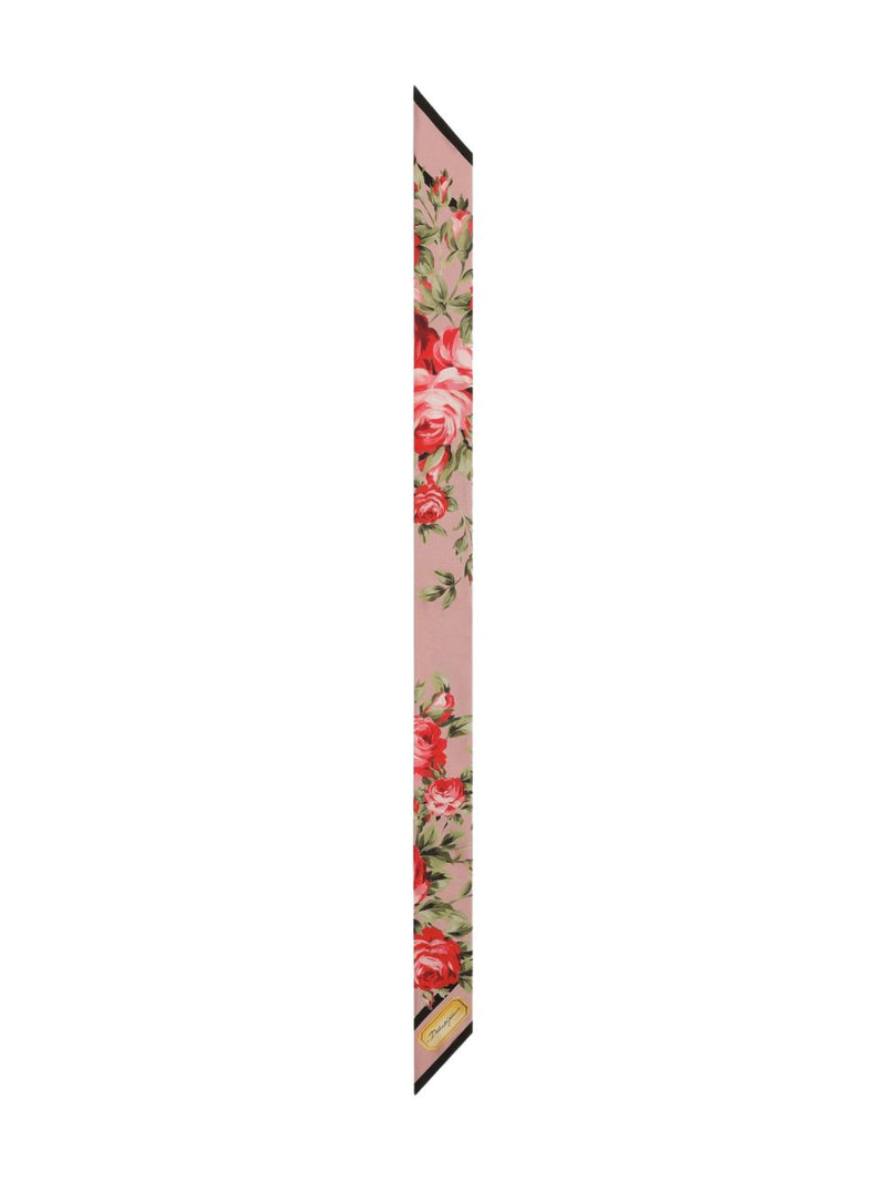 Dolce & Gabbana Rose Bouquet-print Silk | Urbalenti™ NYC