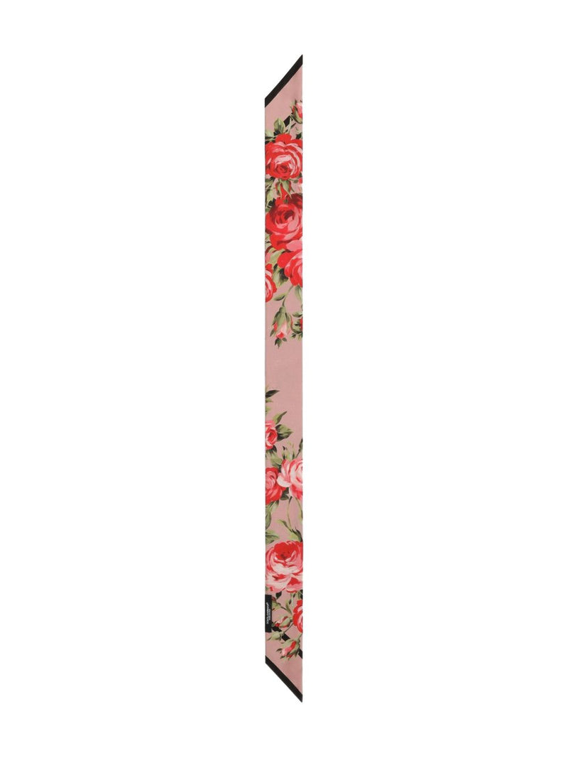 Dolce & Gabbana Rose Bouquet-print Silk | Urbalenti™ NYC