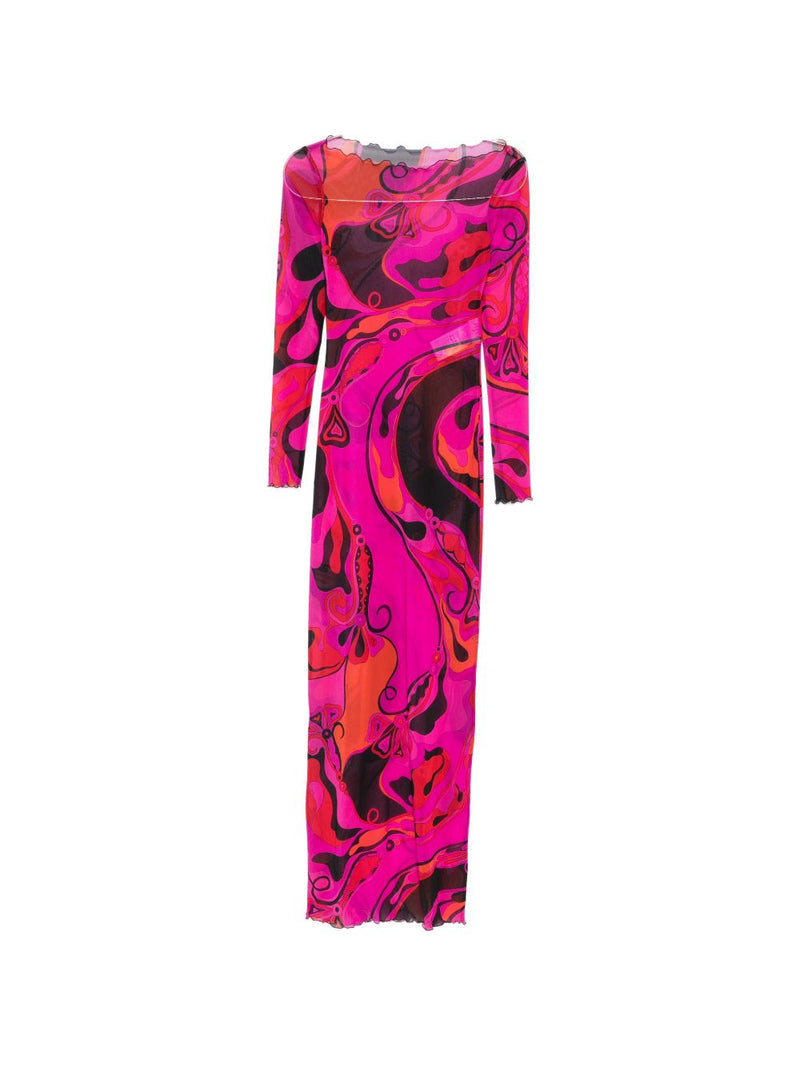 Vestido largo estampado Pucci Pucci