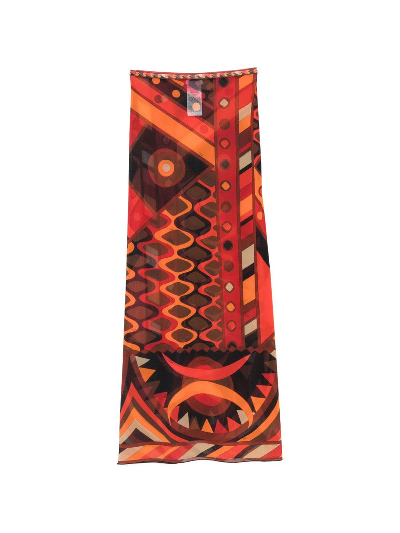 Falda de tul estampada Pucci Pucci
