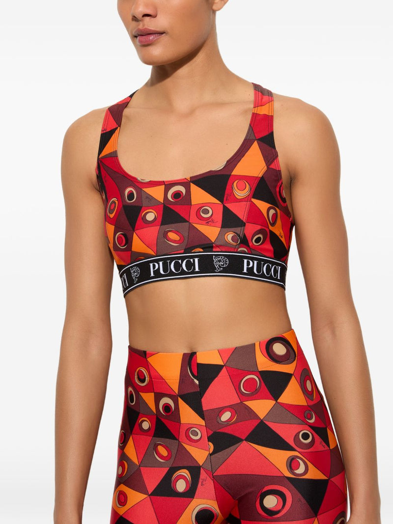 Bralette estampada Pucci Pucci