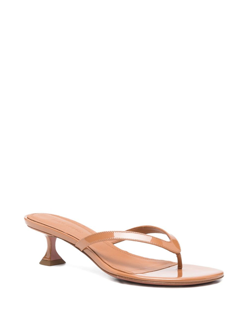 Amina Muaddi Sandals White | Urbalenti™ NYC