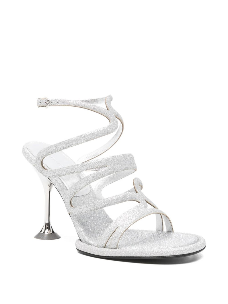 Sergio Rossi SERGIO ROSSI Sandals SILVER