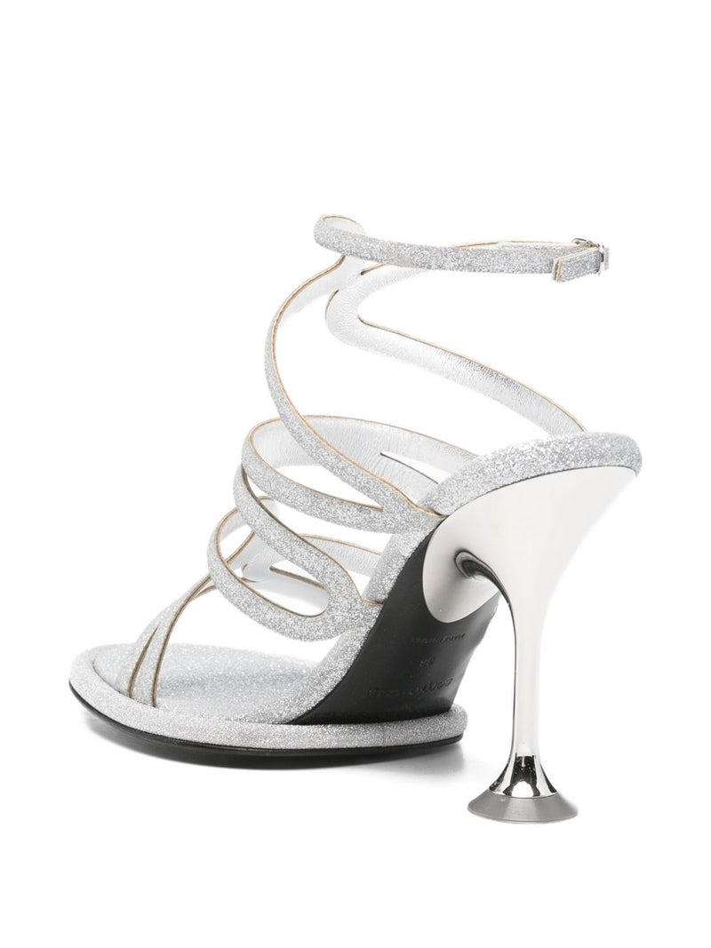 Sergio Rossi SERGIO ROSSI Sandals SILVER