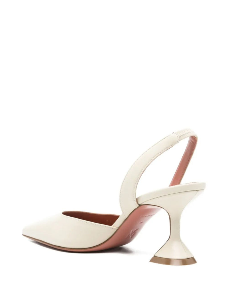 Amina Muaddi Amina Muaddi With Heel White