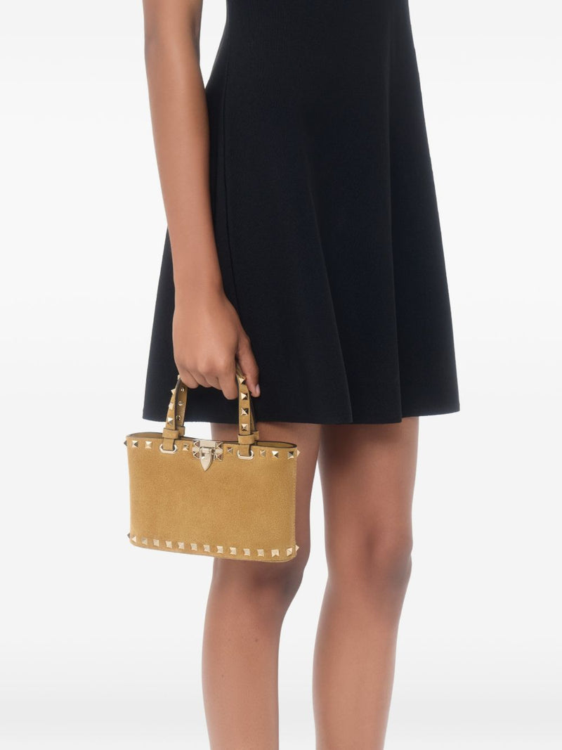 Valentino Garavani Valentino Garavani Rockstud Suede Mini Bag