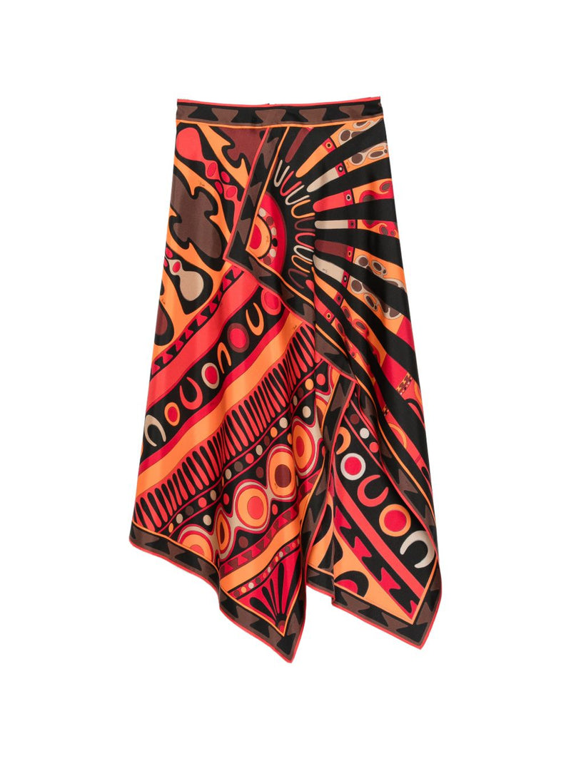Pucci Skirts ORANGE | Urbalenti™ NYC