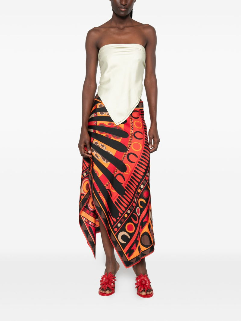 Pucci Skirts ORANGE | Urbalenti™ NYC