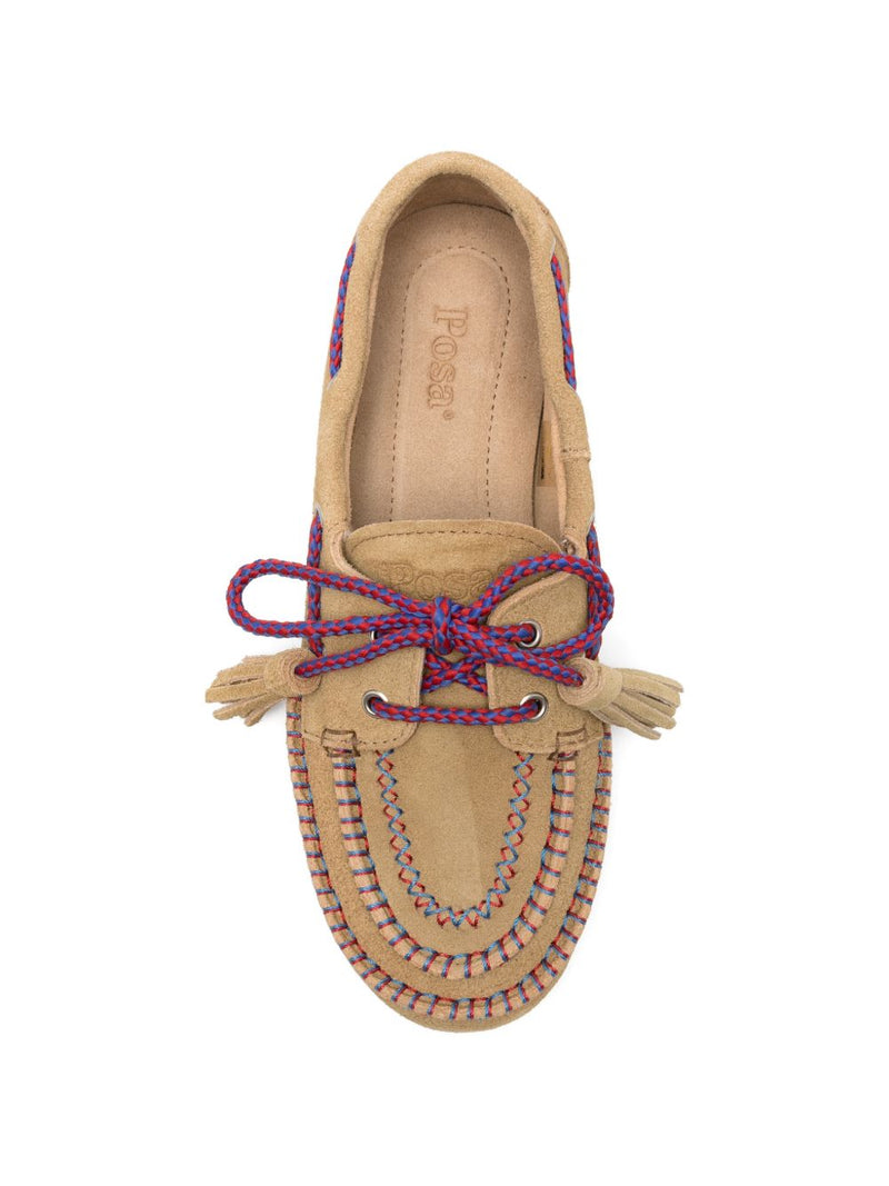 032C 032C POSA Flat shoes CAMEL