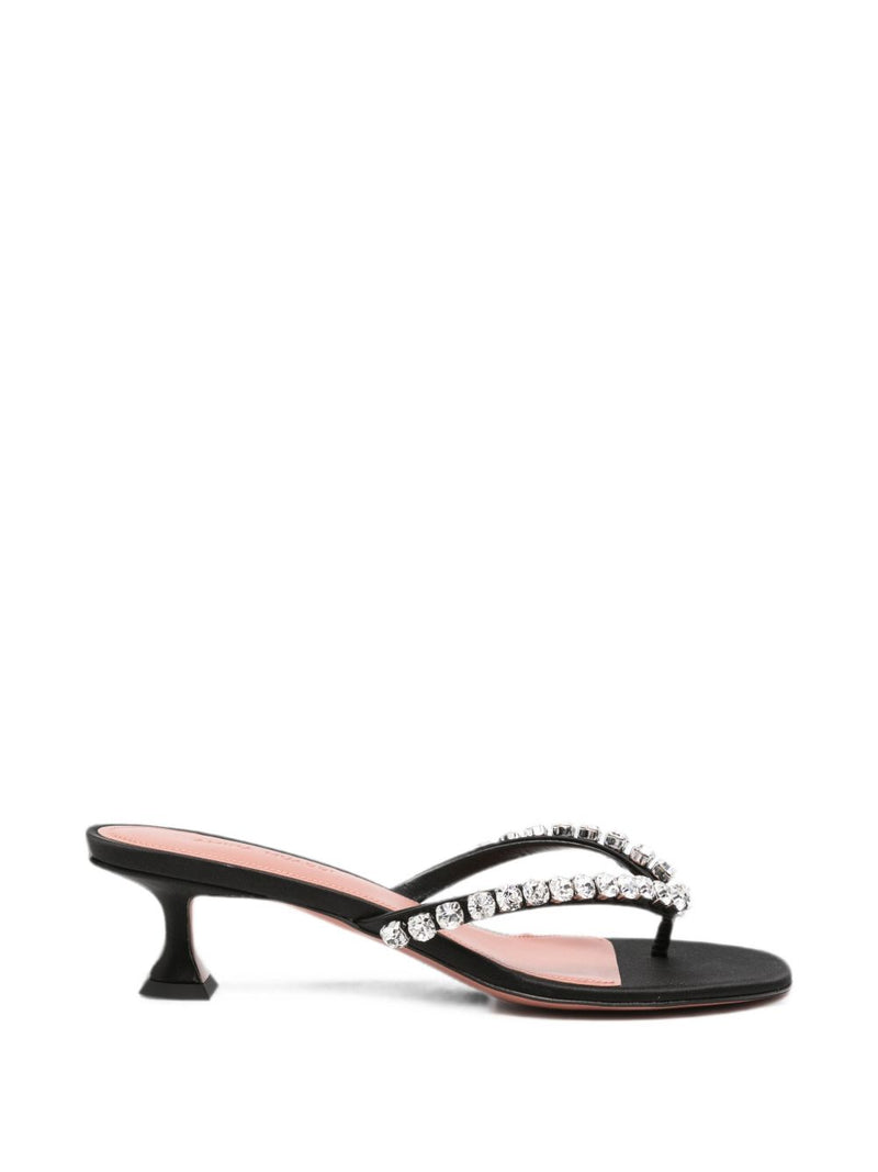Amina Muaddi Amina Muaddi Sandals BLACK