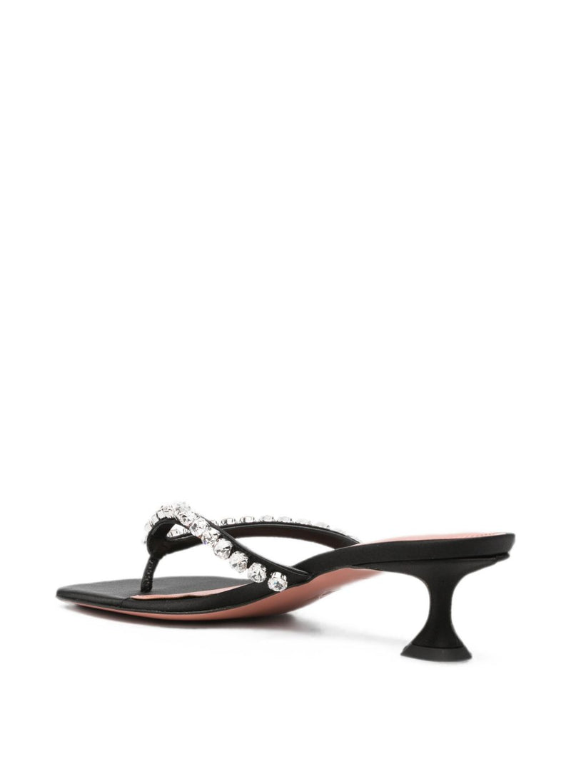 Amina Muaddi Amina Muaddi Sandals BLACK