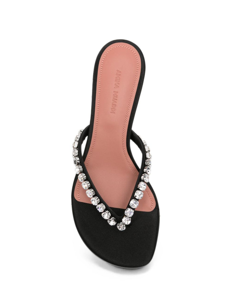 Amina Muaddi Amina Muaddi Sandals BLACK