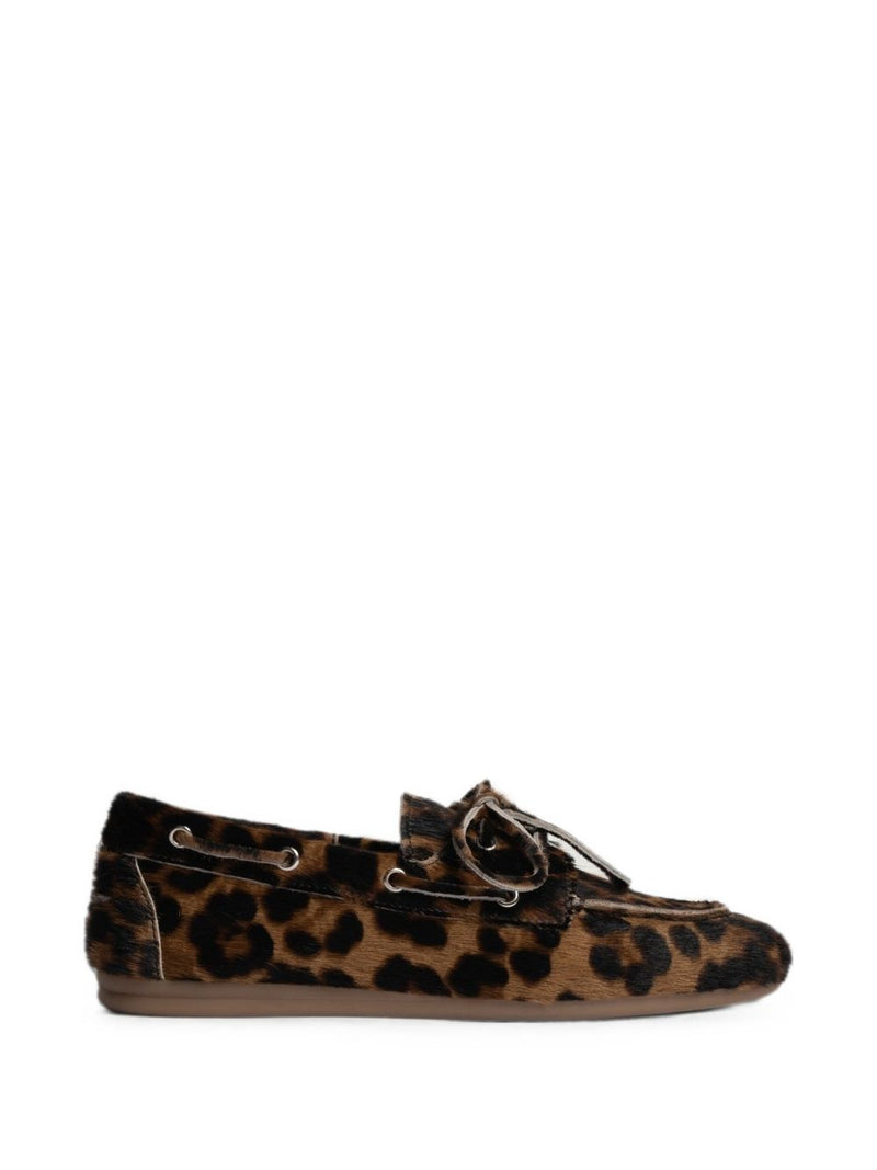 032C 032C POSA Flat shoes LEOPARD PRINT