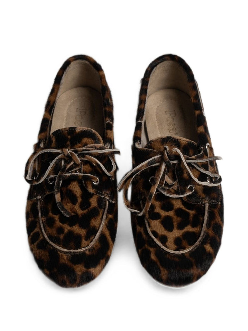 032C 032C POSA Flat shoes LEOPARD PRINT