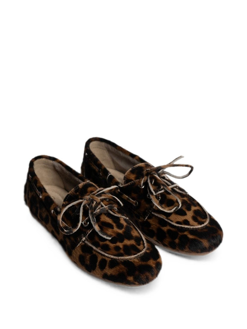 032C 032C POSA Flat shoes LEOPARD PRINT