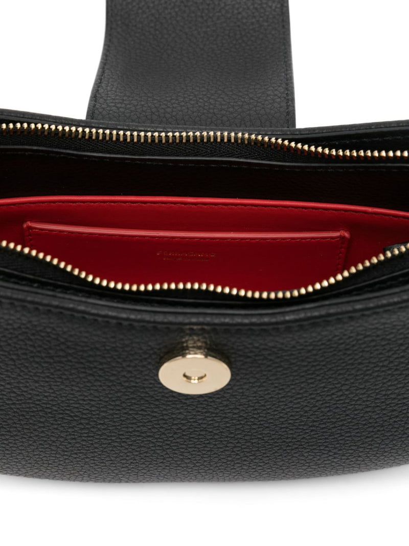 Ferragamo Ferragamo Gancini Zip Shoulder Bag