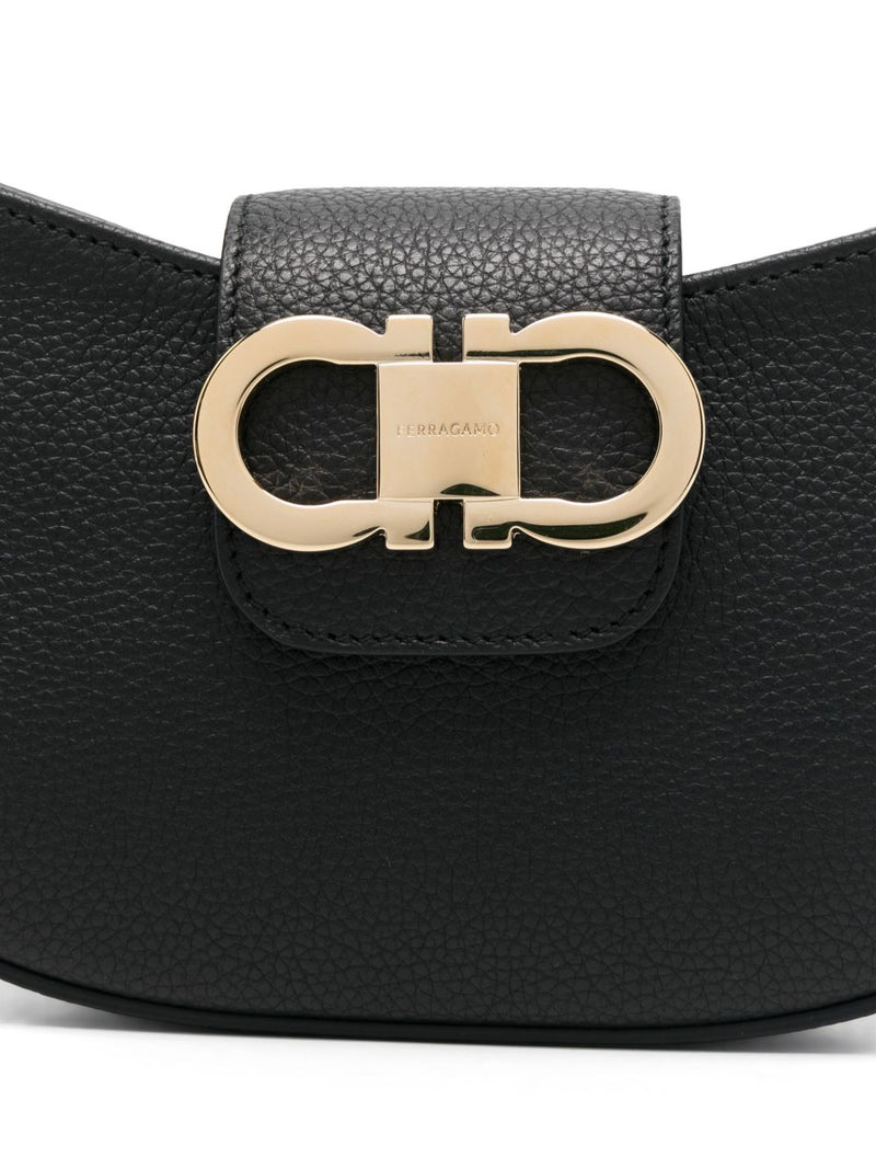 Ferragamo Ferragamo Gancini Zip Shoulder Bag