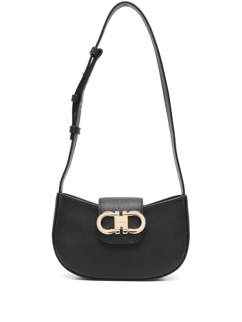Ferragamo Ferragamo Gancini Zip Shoulder Bag