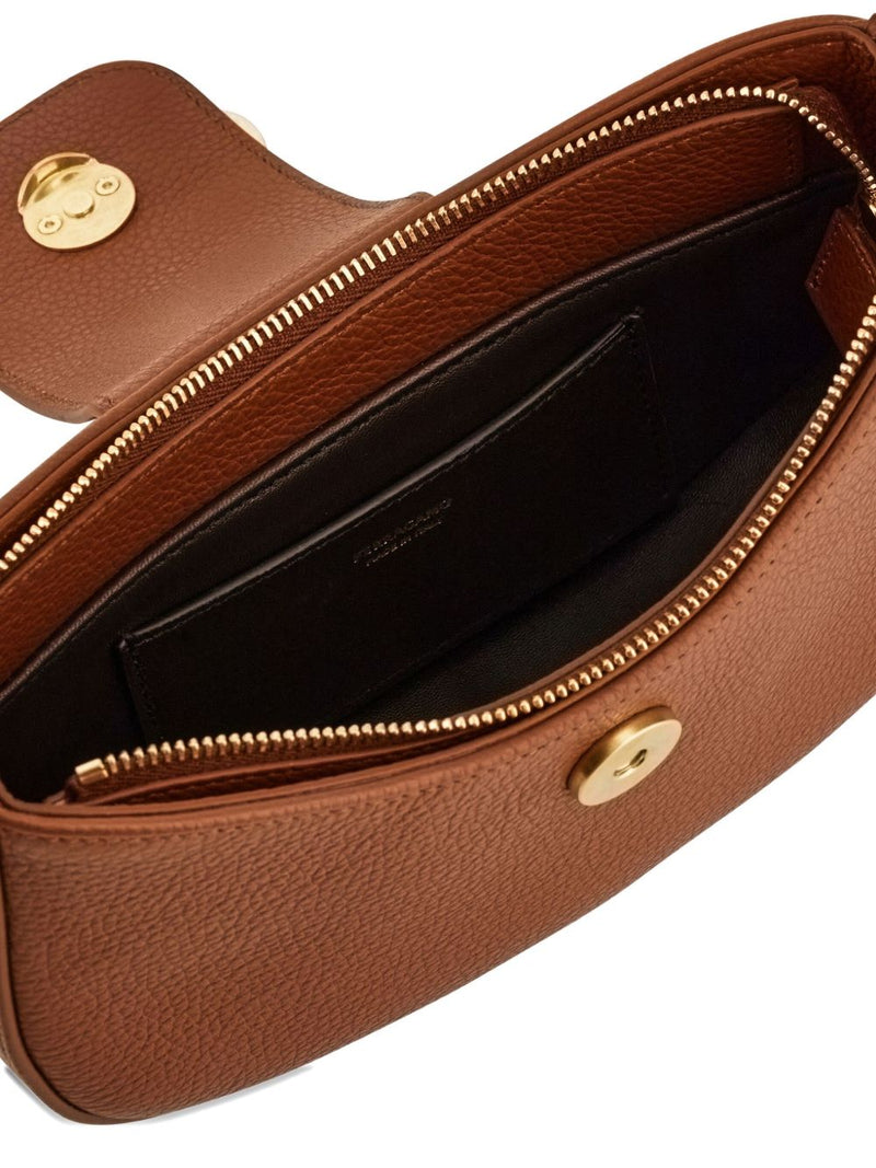 Ferragamo Ferragamo Gancini Zip Shoulder Bag