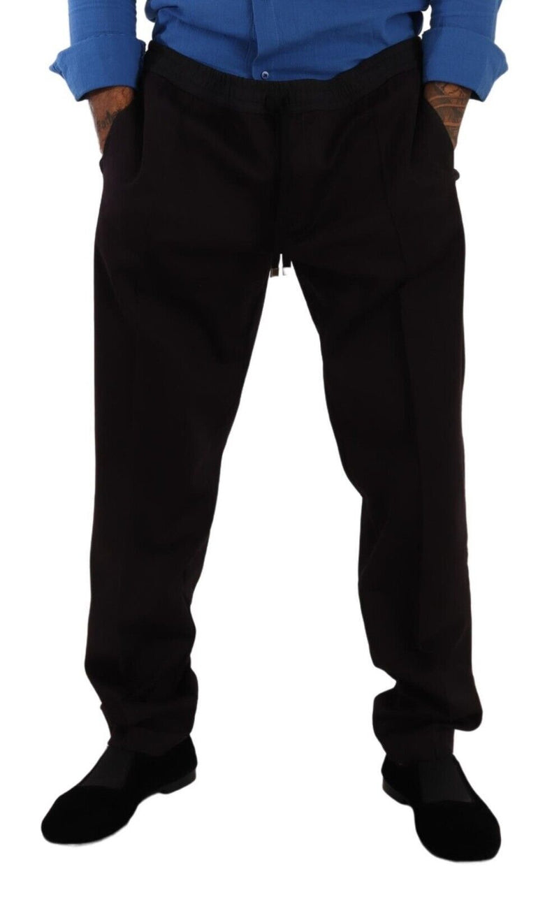 Calça skinny masculina bordô de algodão Dolce & Gabbana