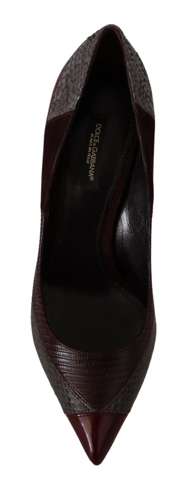 Escarpins à talons Dolce & Gabbana en cuir exotique multicolore