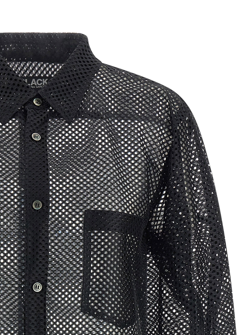 Comme Des Garcons Black Comme Des Garcons Black Mesh Shirt