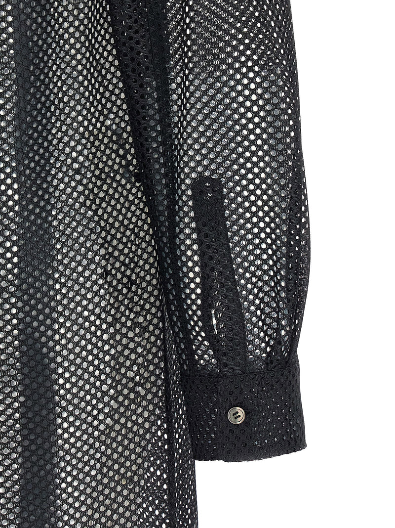Comme Des Garcons Black Comme Des Garcons Black Mesh Shirt