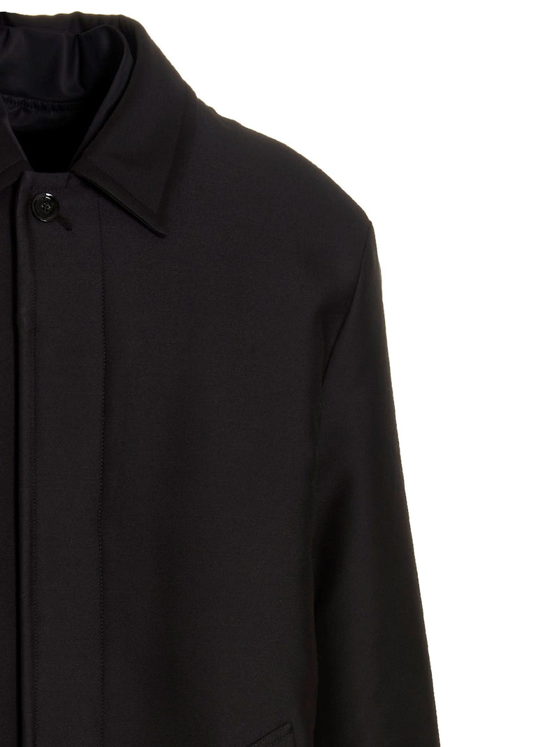 Valentino Garavani Valentino Pink Pp Collection Reversible Long Coat | U... | Urbalenti™ NYC