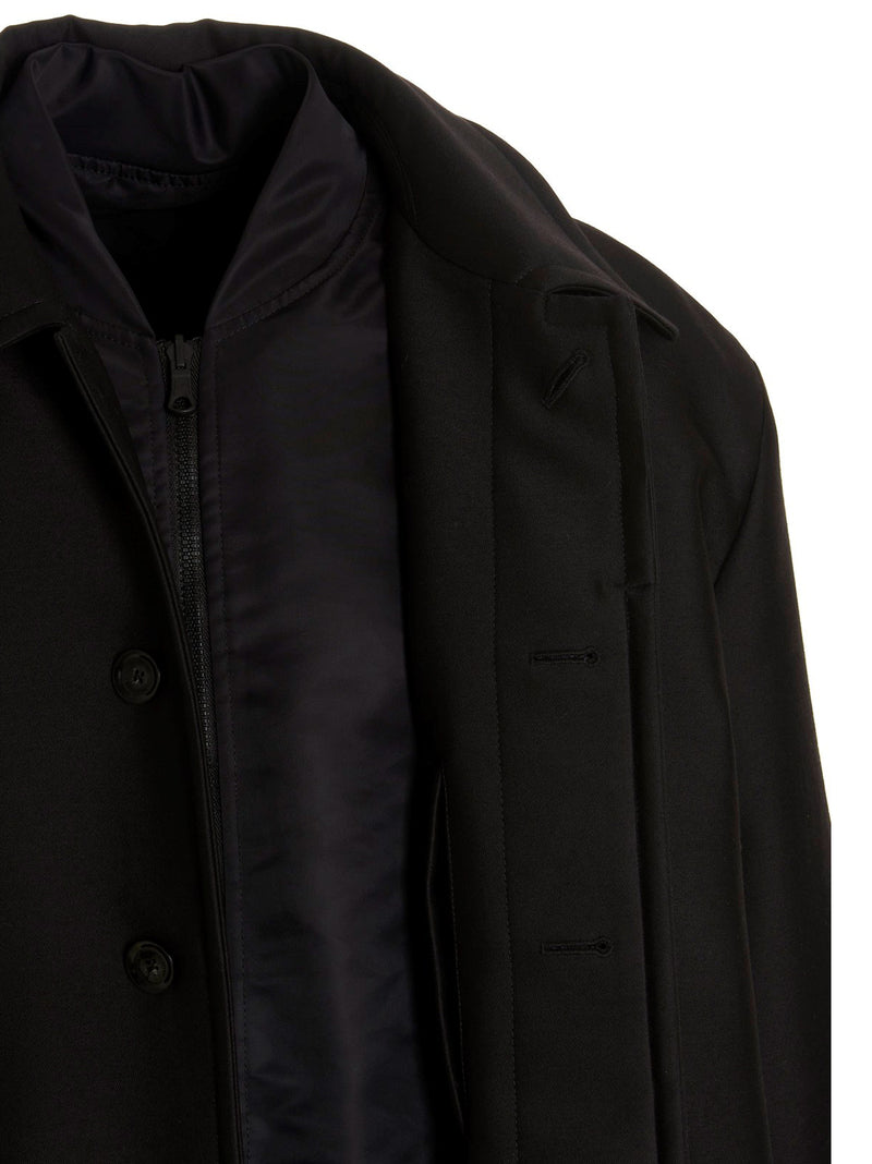 Valentino Garavani Valentino Pink Pp Collection Reversible Long Coat | U... | Urbalenti™ NYC