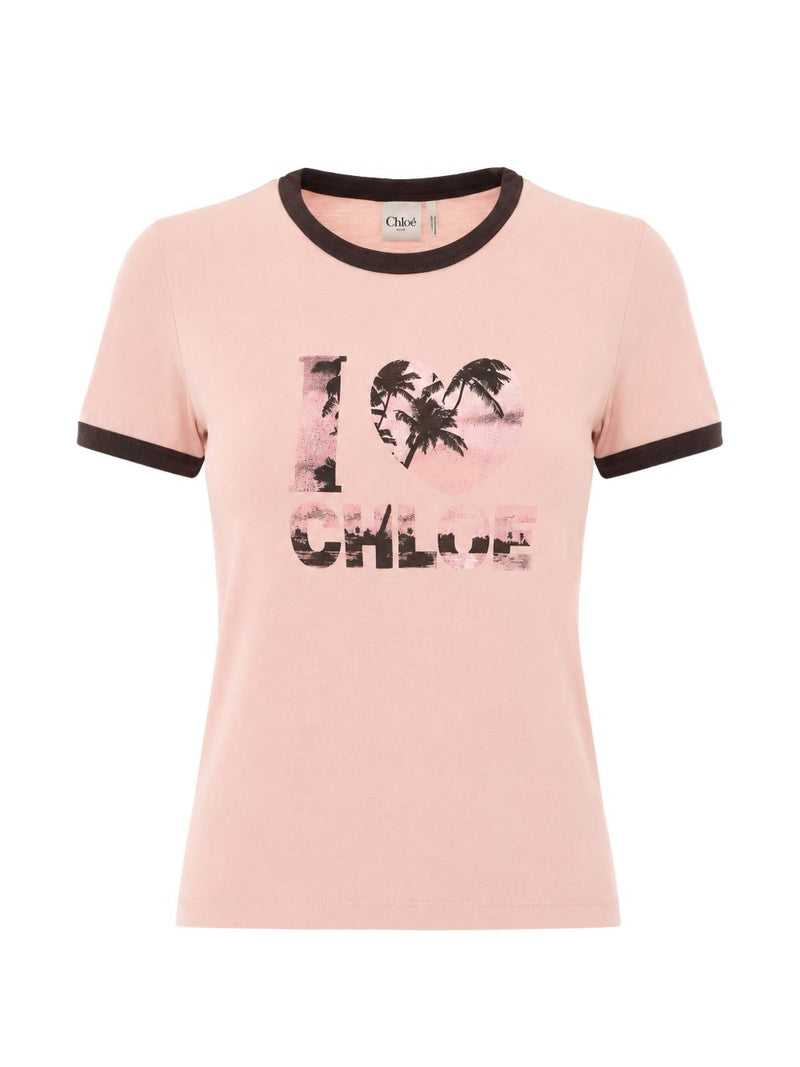 Chloé Chloé Chloè T-shirts and Polos PINK